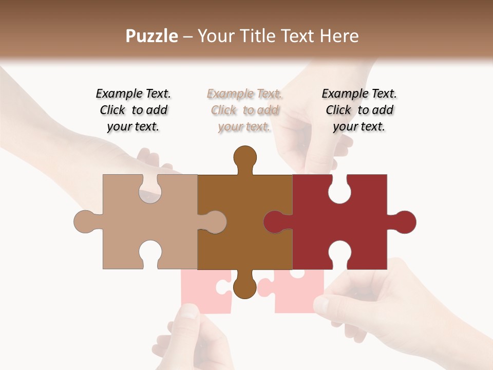Jigsaw Unity Puzzle PowerPoint Template