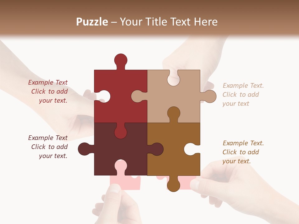 Jigsaw Unity Puzzle PowerPoint Template