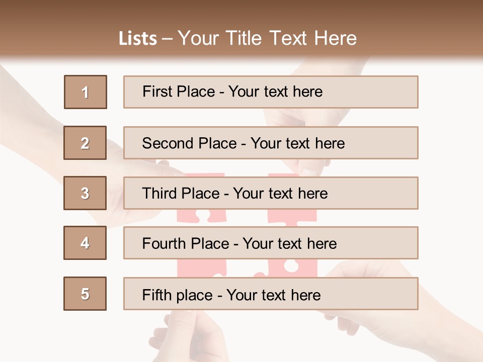 Jigsaw Unity Puzzle PowerPoint Template