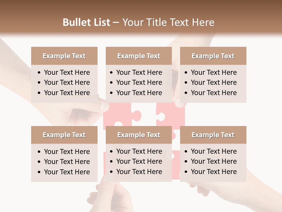 Jigsaw Unity Puzzle PowerPoint Template