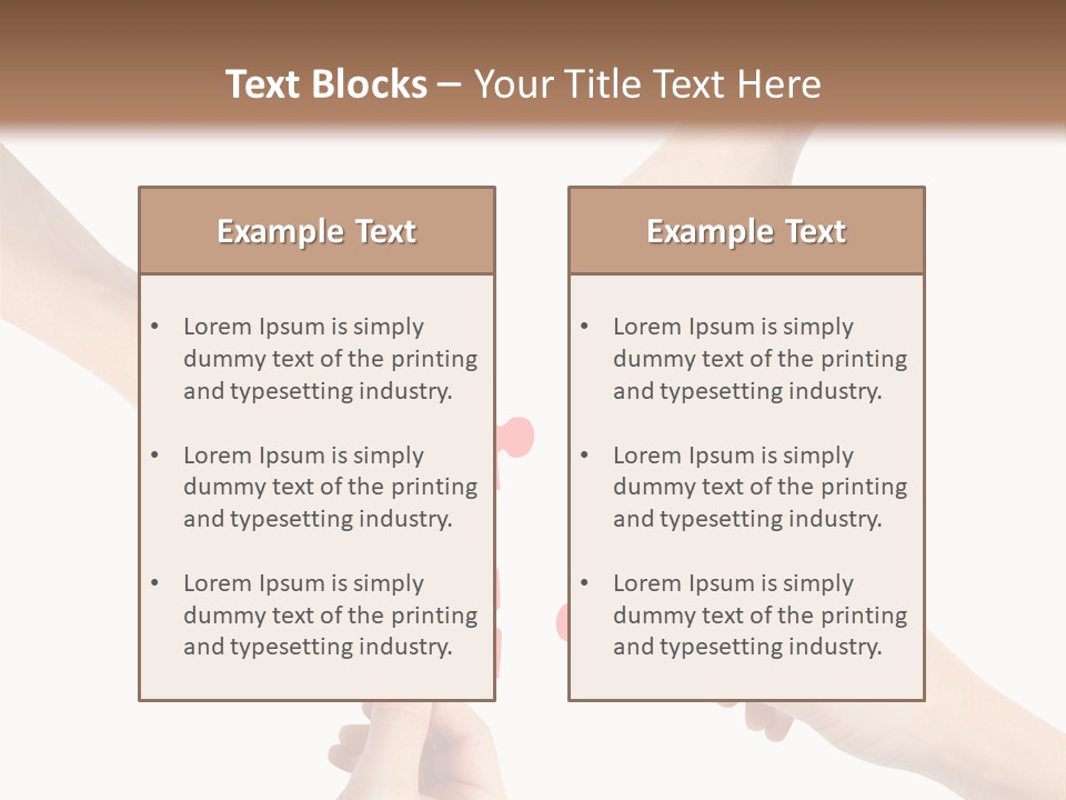 Jigsaw Unity Puzzle PowerPoint Template