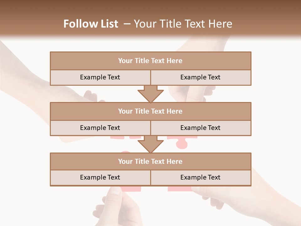 Jigsaw Unity Puzzle PowerPoint Template