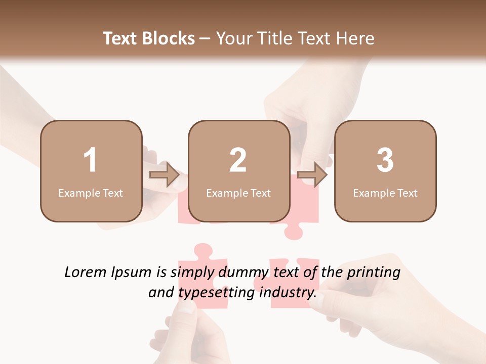 Jigsaw Unity Puzzle PowerPoint Template