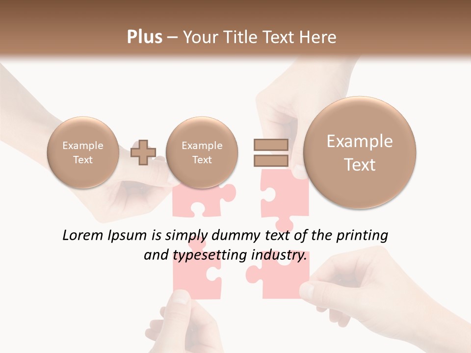 Jigsaw Unity Puzzle PowerPoint Template