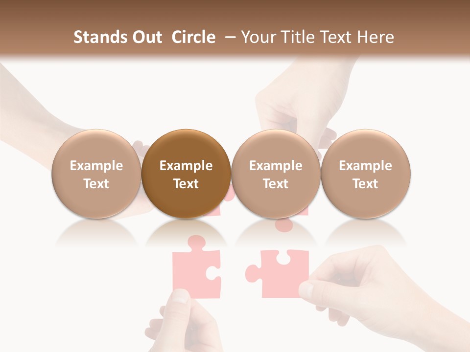 Jigsaw Unity Puzzle PowerPoint Template