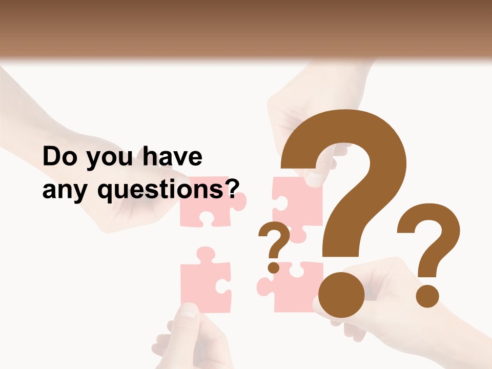 Jigsaw Unity Puzzle PowerPoint Template