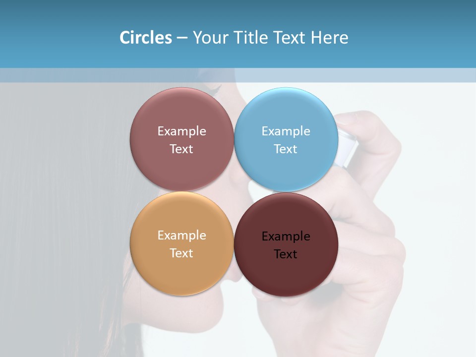 Sick Caucasian Inhale PowerPoint Template