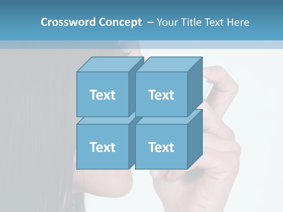 Sick Caucasian Inhale PowerPoint Template