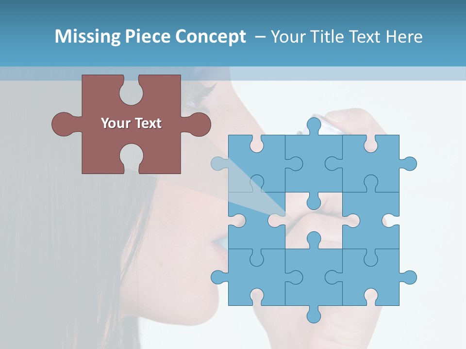 Sick Caucasian Inhale PowerPoint Template