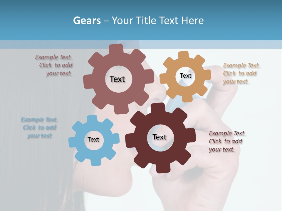 Sick Caucasian Inhale PowerPoint Template