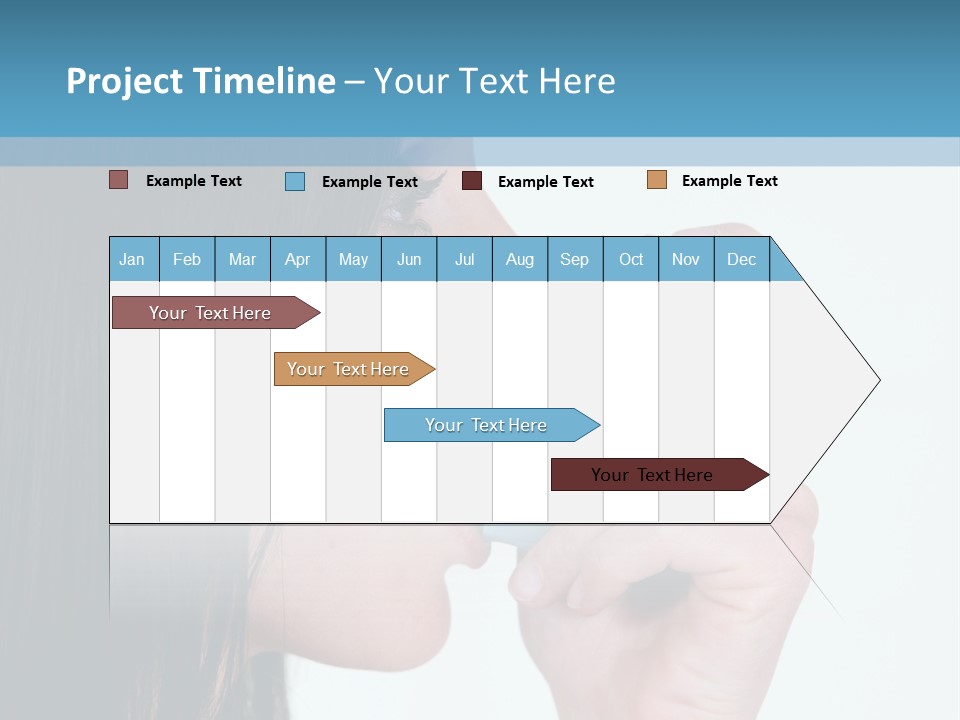 Sick Caucasian Inhale PowerPoint Template