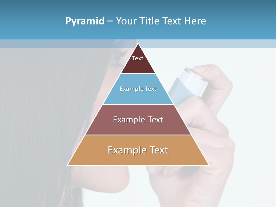 Sick Caucasian Inhale PowerPoint Template