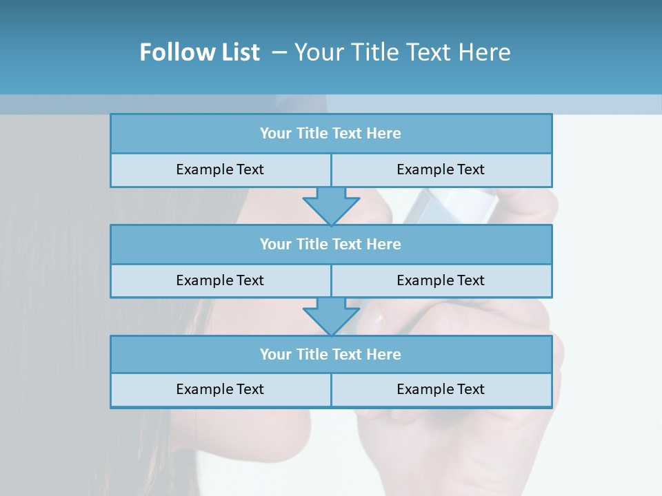 Sick Caucasian Inhale PowerPoint Template