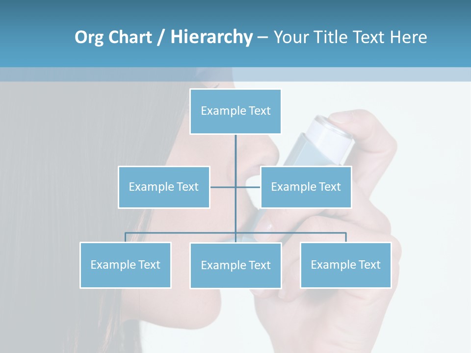 Sick Caucasian Inhale PowerPoint Template