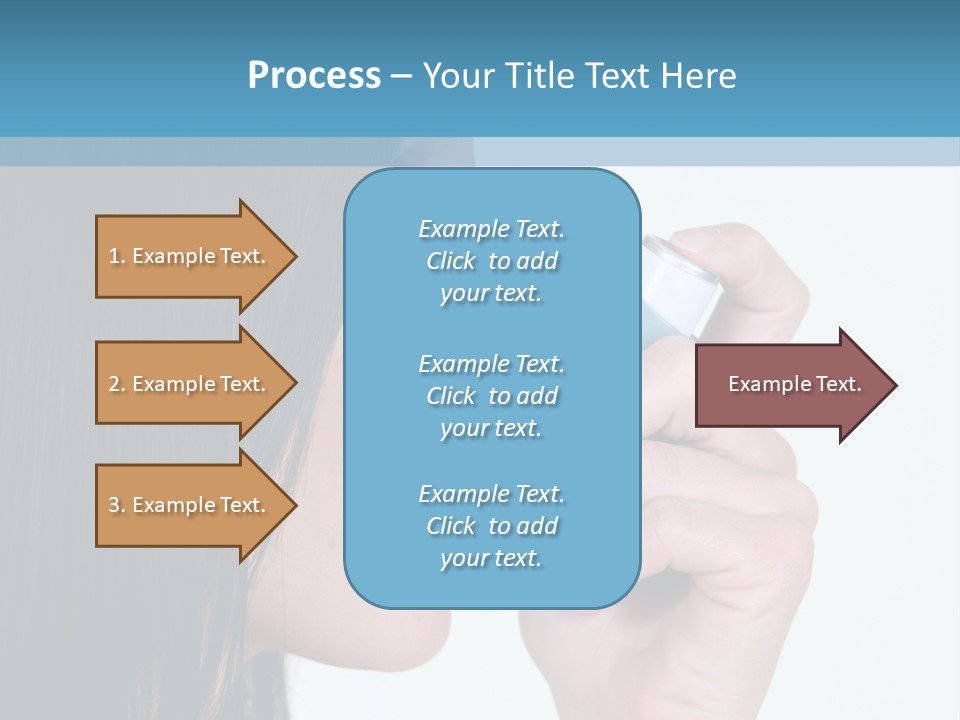 Sick Caucasian Inhale PowerPoint Template