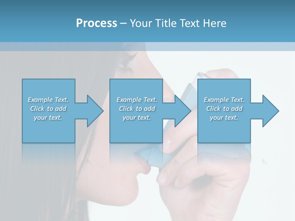 Sick Caucasian Inhale PowerPoint Template