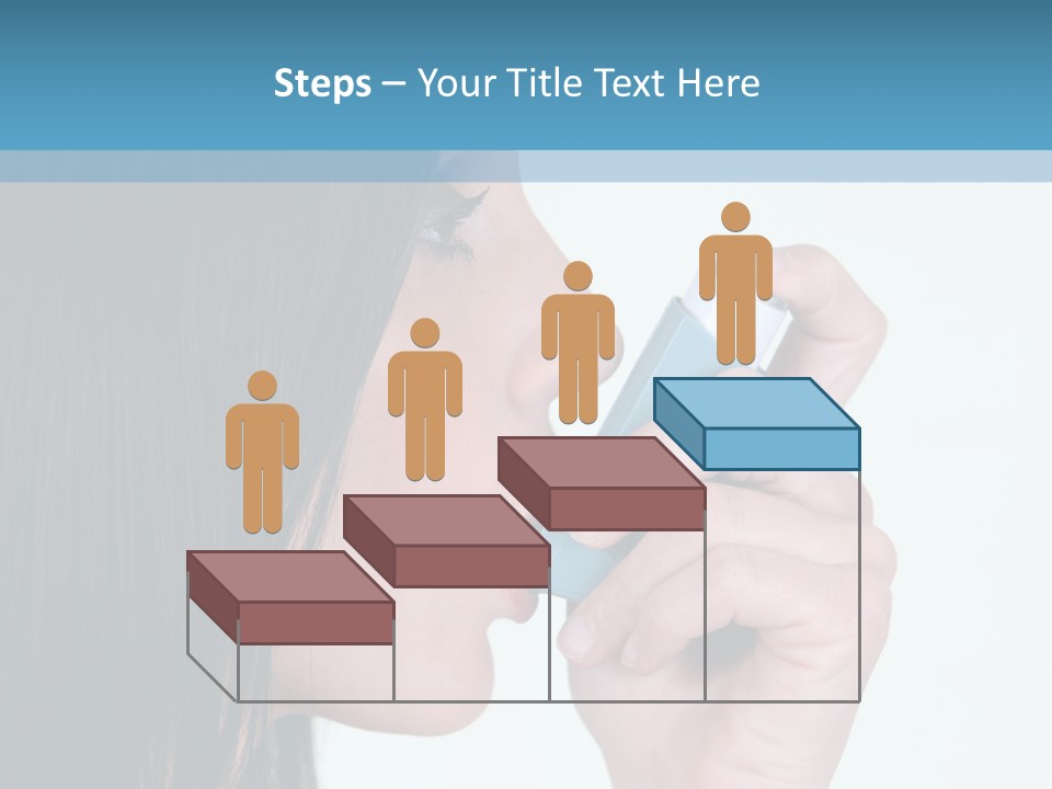 Sick Caucasian Inhale PowerPoint Template