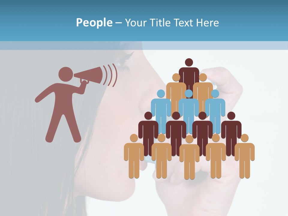 Sick Caucasian Inhale PowerPoint Template