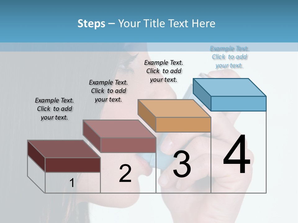 Sick Caucasian Inhale PowerPoint Template