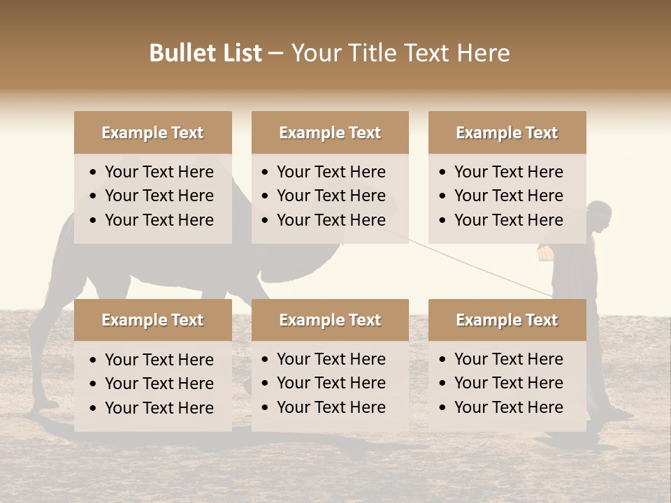 Hump Horizon Solitude PowerPoint Template