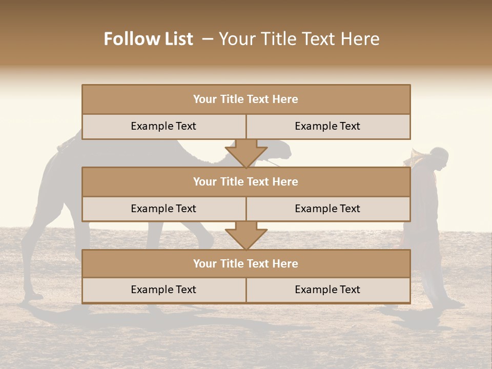 Hump Horizon Solitude PowerPoint Template