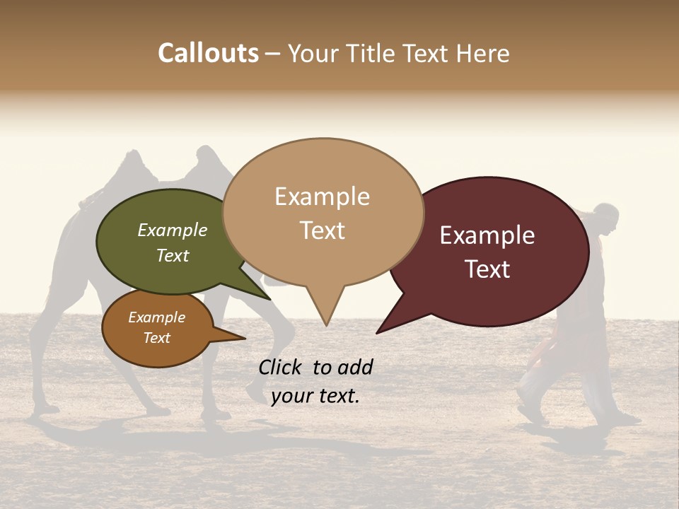 Hump Horizon Solitude PowerPoint Template