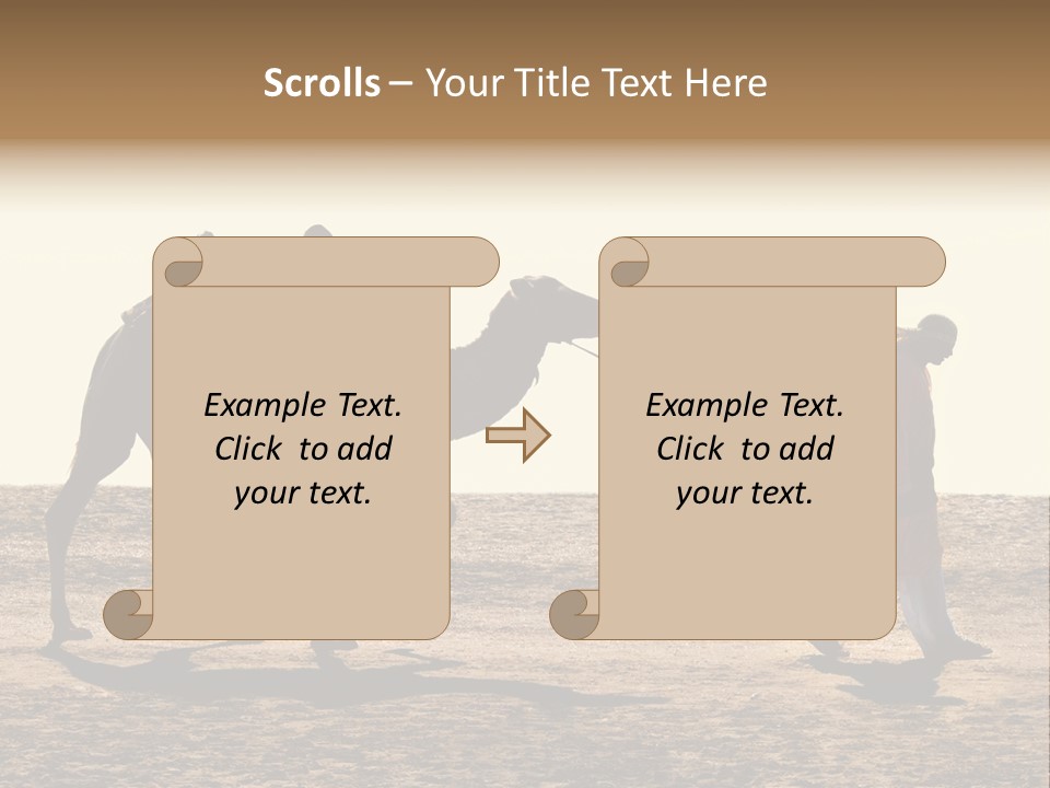 Hump Horizon Solitude PowerPoint Template