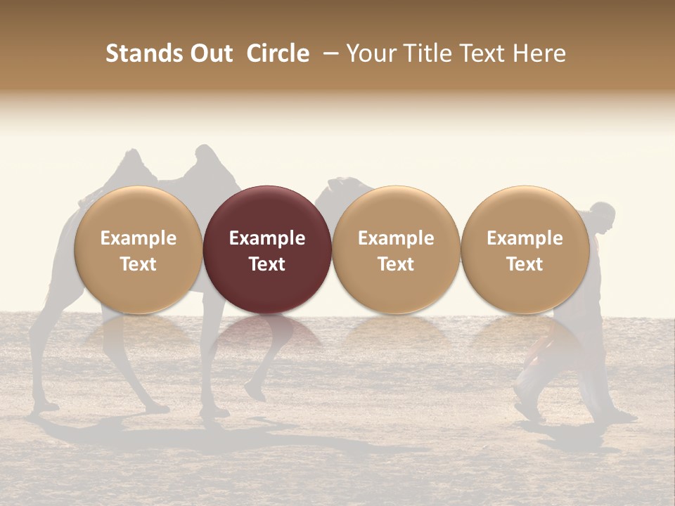 Hump Horizon Solitude PowerPoint Template