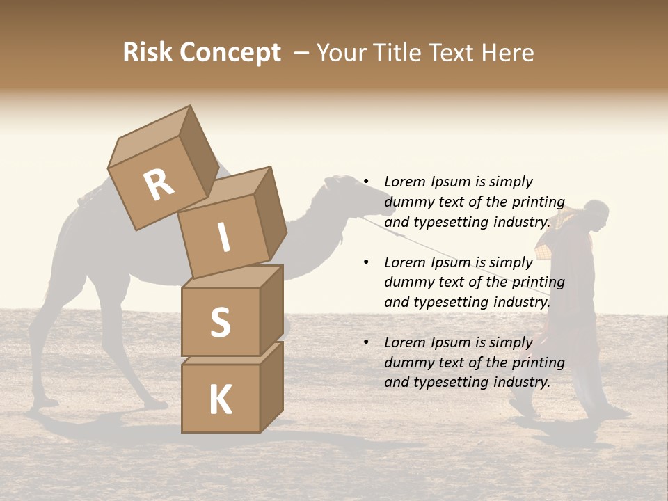 Hump Horizon Solitude PowerPoint Template