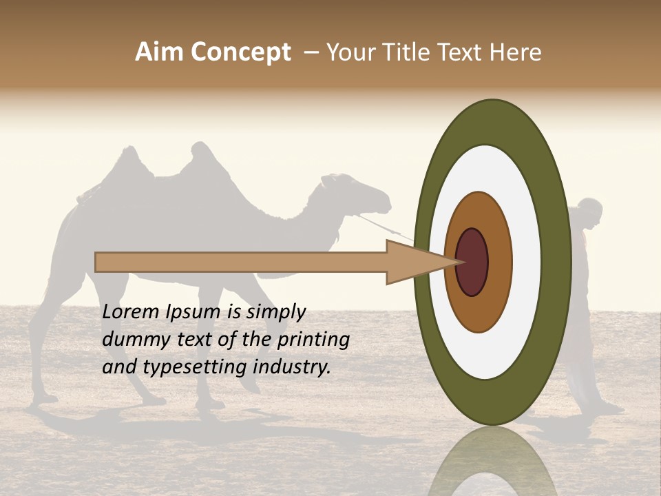 Hump Horizon Solitude PowerPoint Template