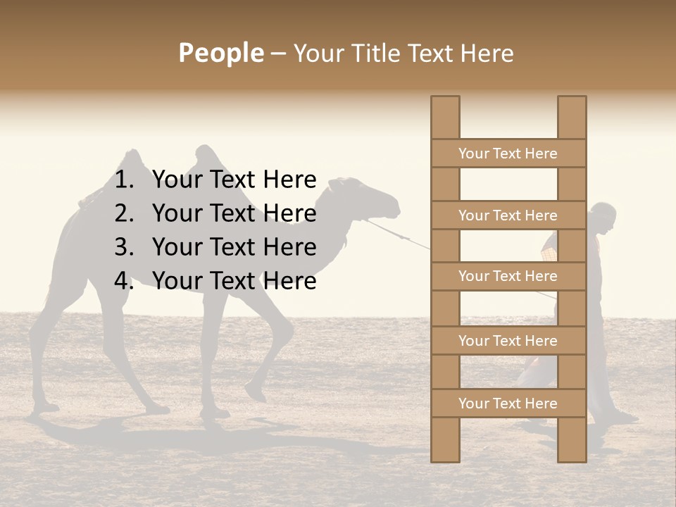 Hump Horizon Solitude PowerPoint Template