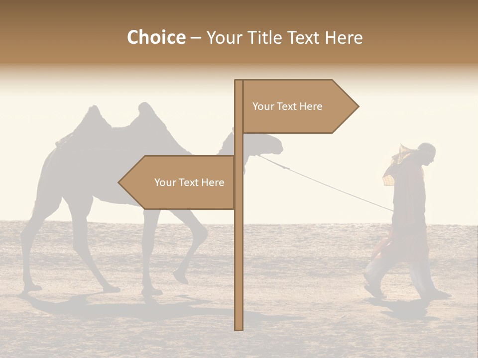 Hump Horizon Solitude PowerPoint Template