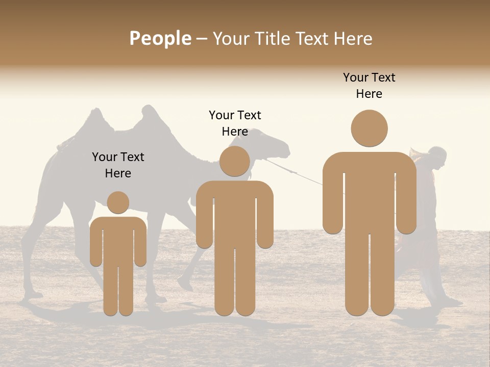 Hump Horizon Solitude PowerPoint Template