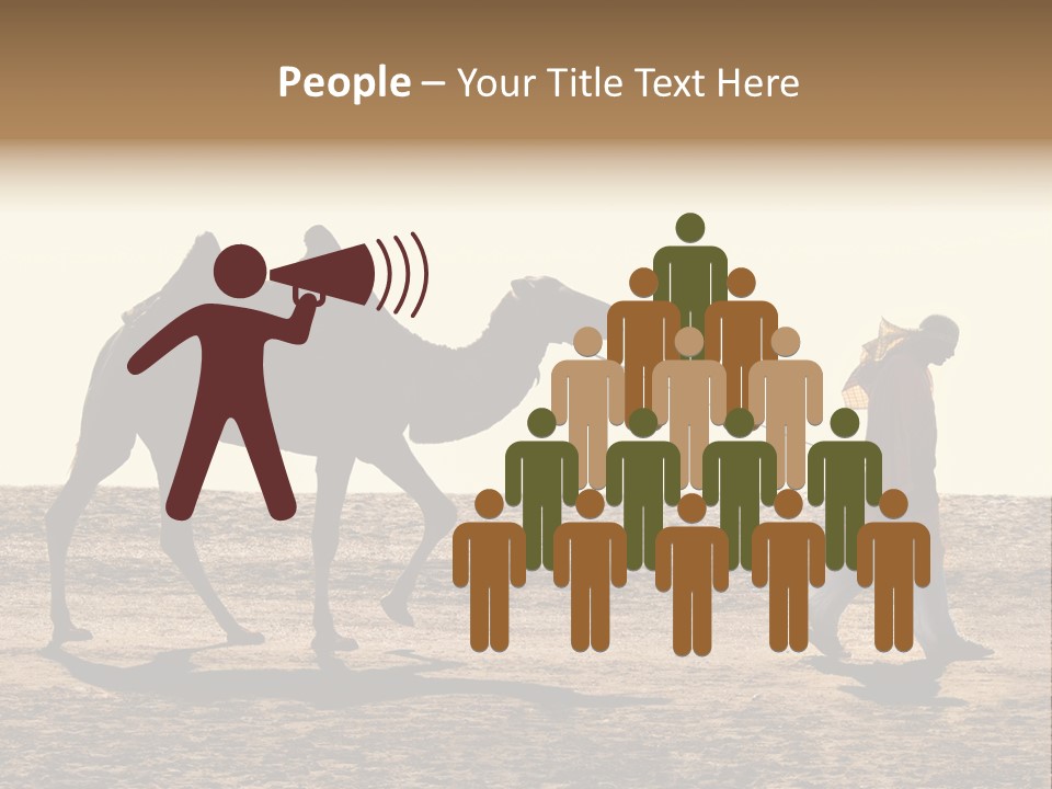 Hump Horizon Solitude PowerPoint Template