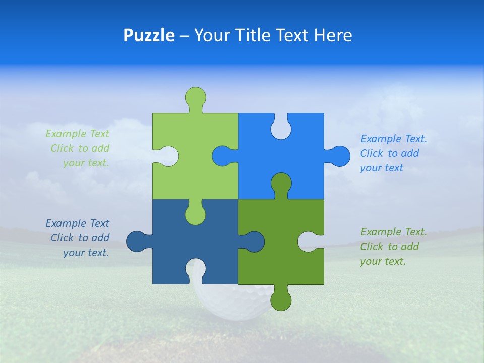 Golf Tournament PowerPoint Template