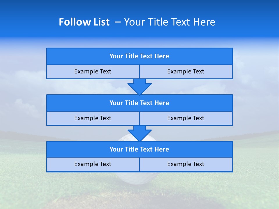 Golf Tournament PowerPoint Template