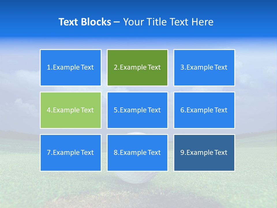 Golf Tournament PowerPoint Template