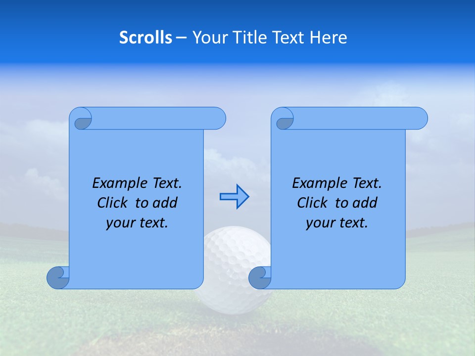 Golf Tournament PowerPoint Template