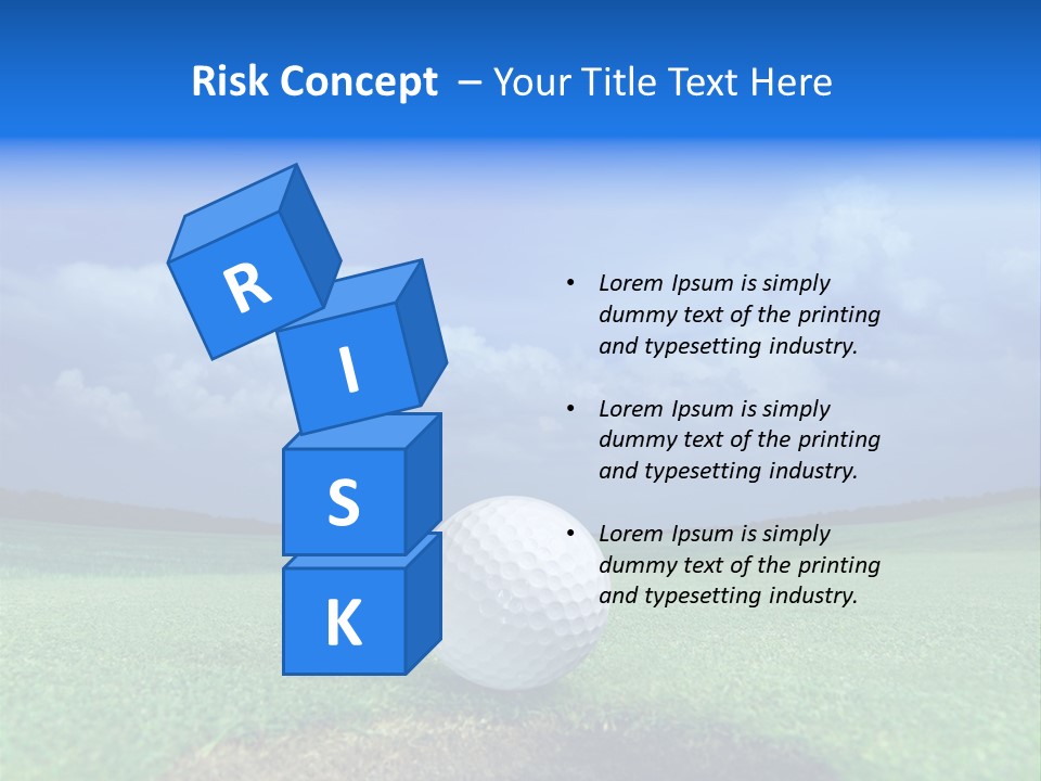 Golf Tournament PowerPoint Template