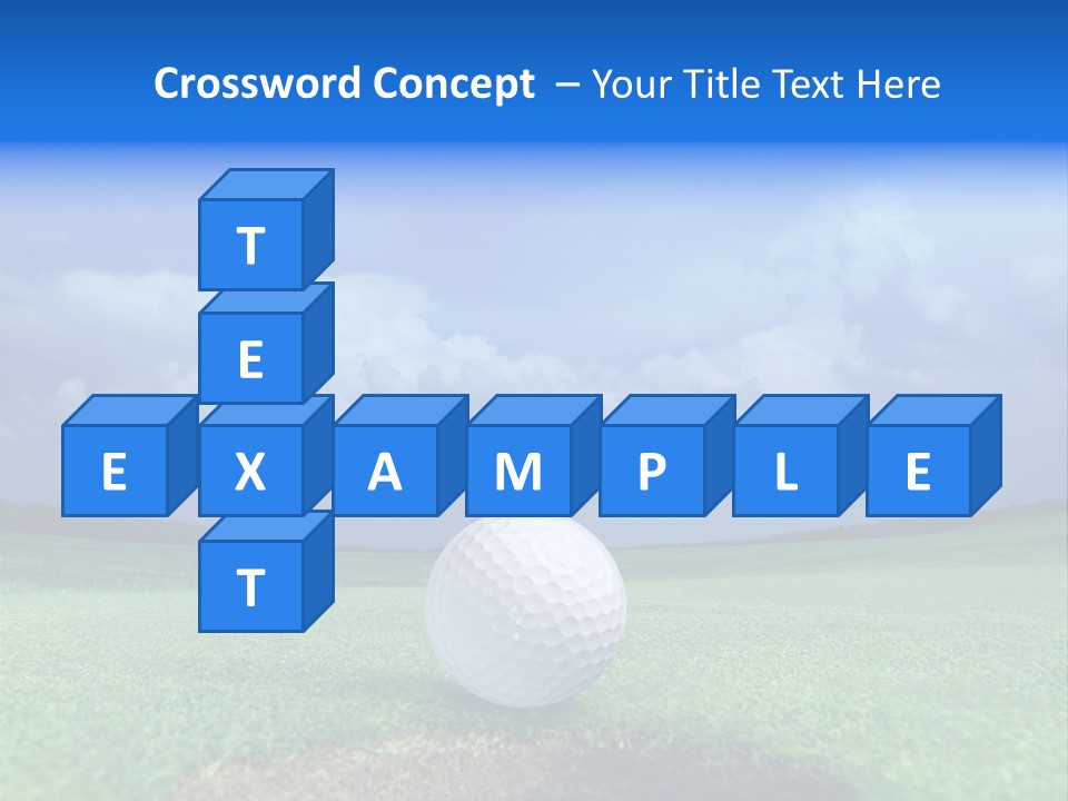 Golf Tournament PowerPoint Template