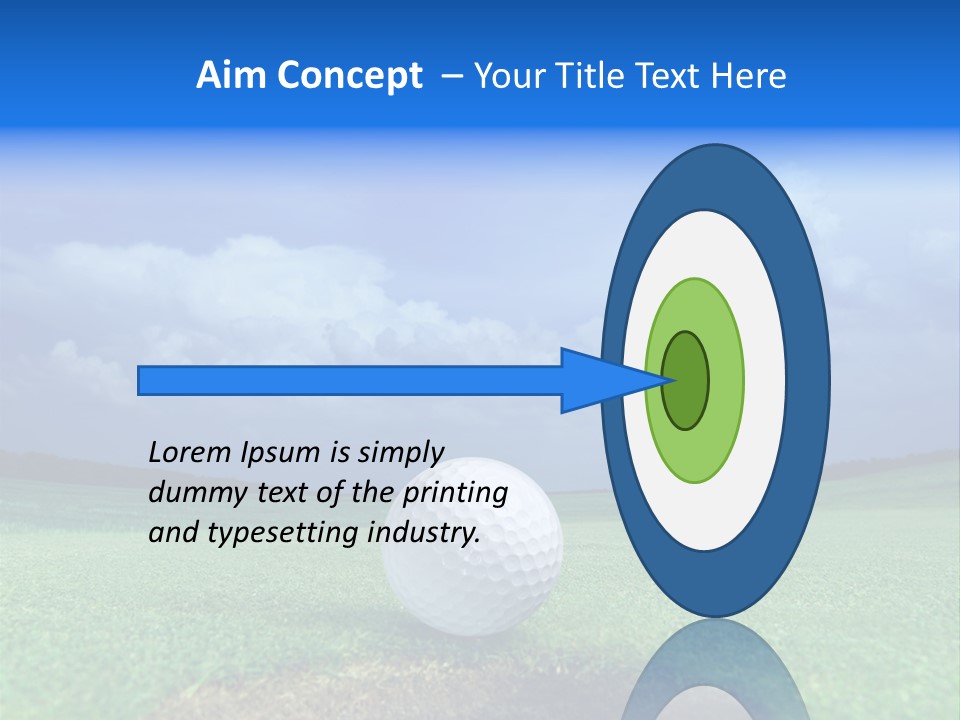 Golf Tournament PowerPoint Template