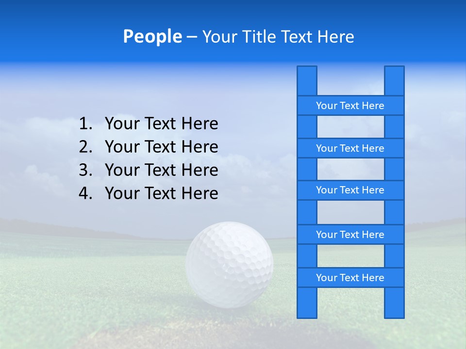 Golf Tournament PowerPoint Template