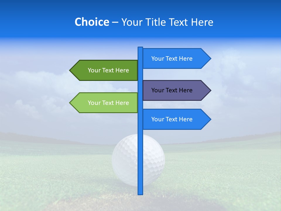 Golf Tournament PowerPoint Template