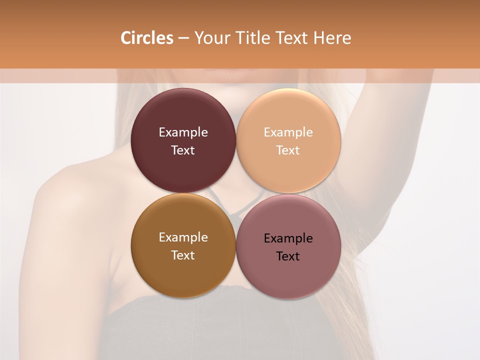 Confident Gorgeous Blond PowerPoint Template