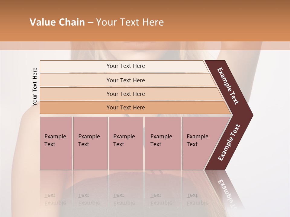Confident Gorgeous Blond PowerPoint Template