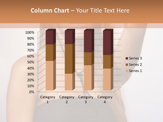 Confident Gorgeous Blond PowerPoint Template