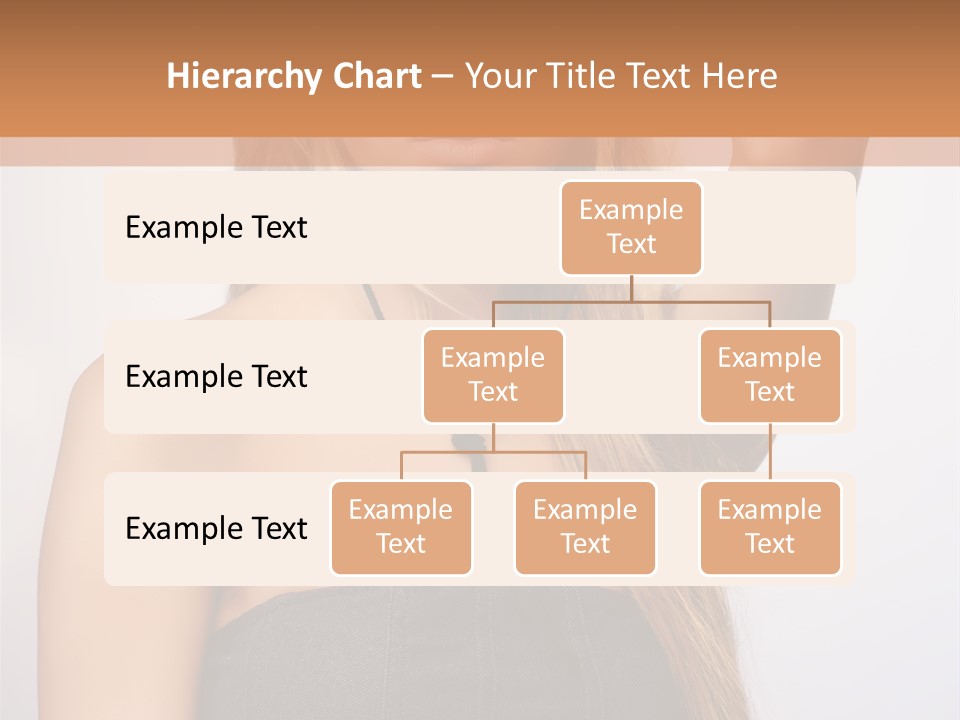 Confident Gorgeous Blond PowerPoint Template