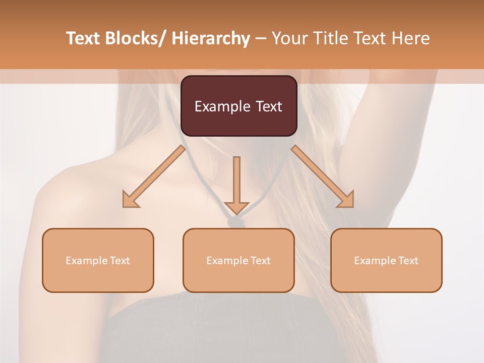 Confident Gorgeous Blond PowerPoint Template