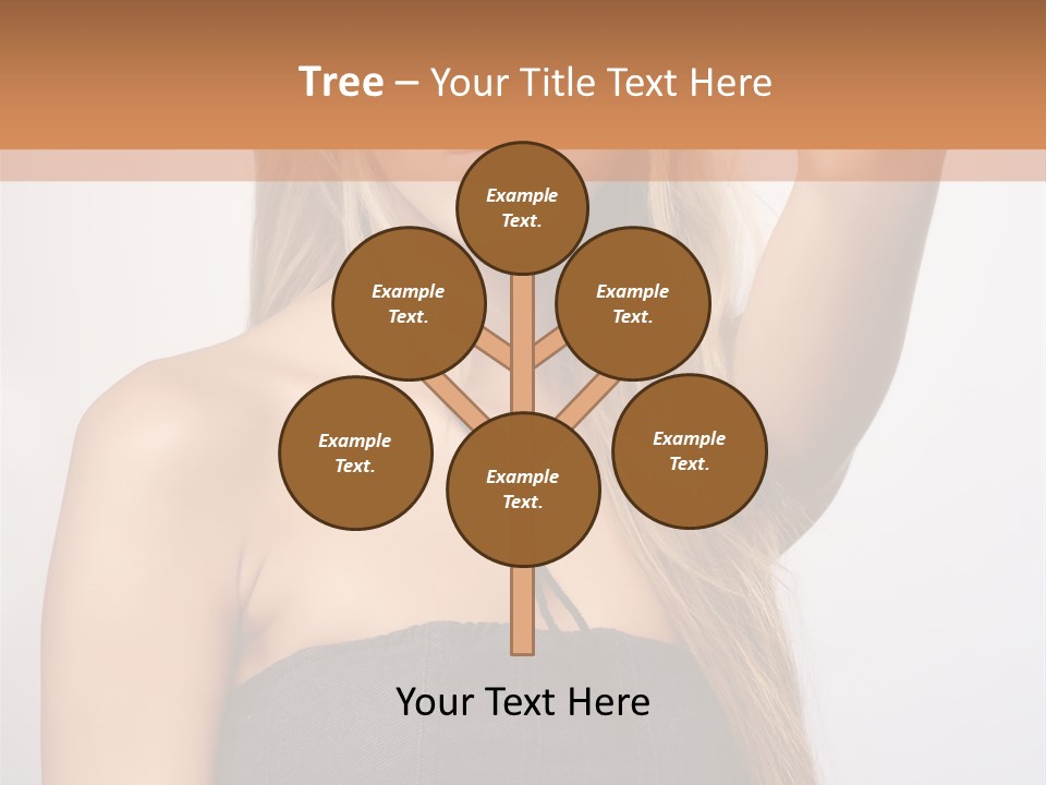 Confident Gorgeous Blond PowerPoint Template