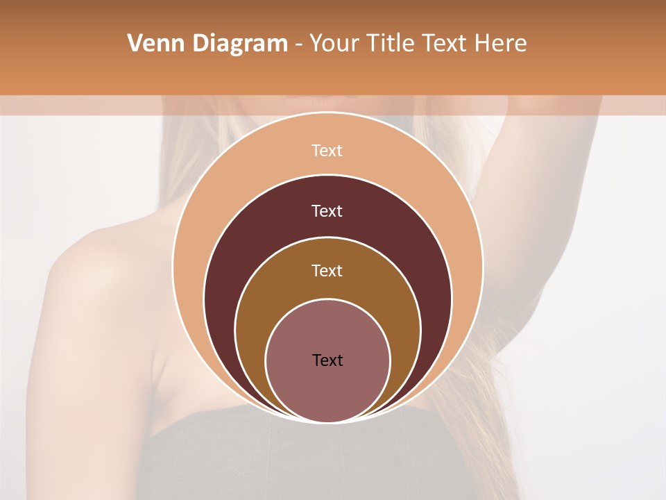 Confident Gorgeous Blond PowerPoint Template